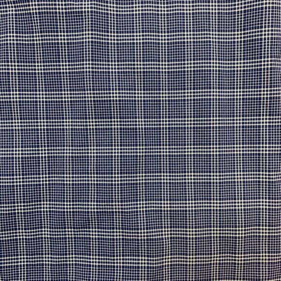 7 For All Mankind Shirt Mens XL Extra Large Blue Plaid Long Sleeve Cotton Button - Picture 8 of 10